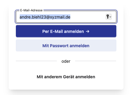 E-Mail an Benutzer