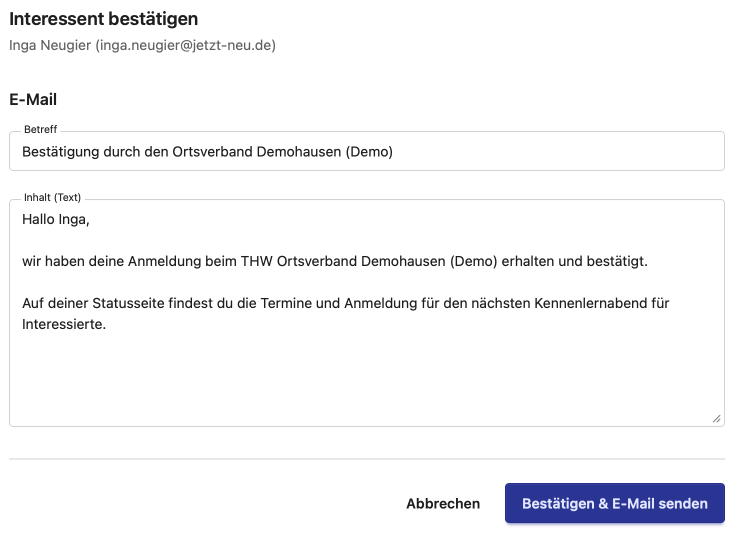 Mitmachen