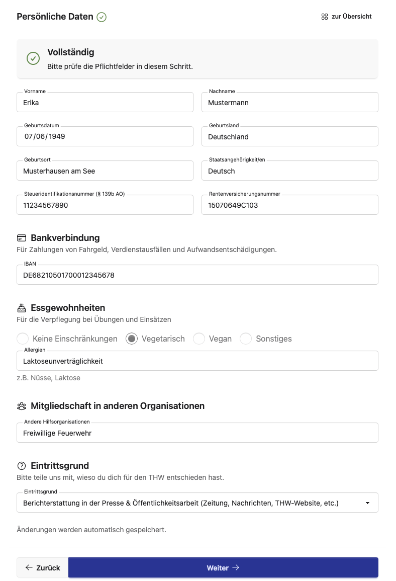 Antragstellung
