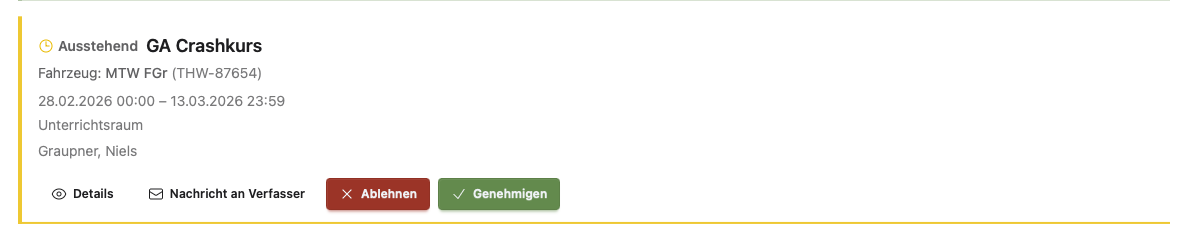 Fahrzeuggenhmigung