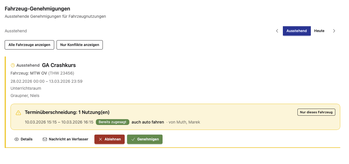 Fahrzeuggenhmigung
