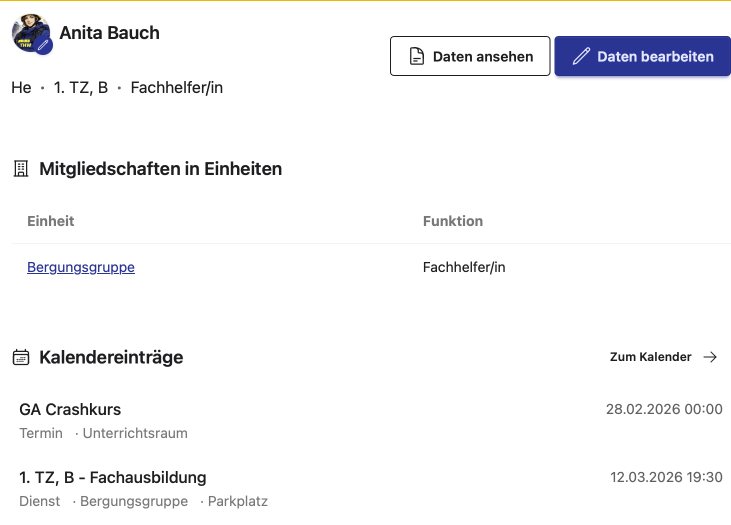 Liste der Interessenten