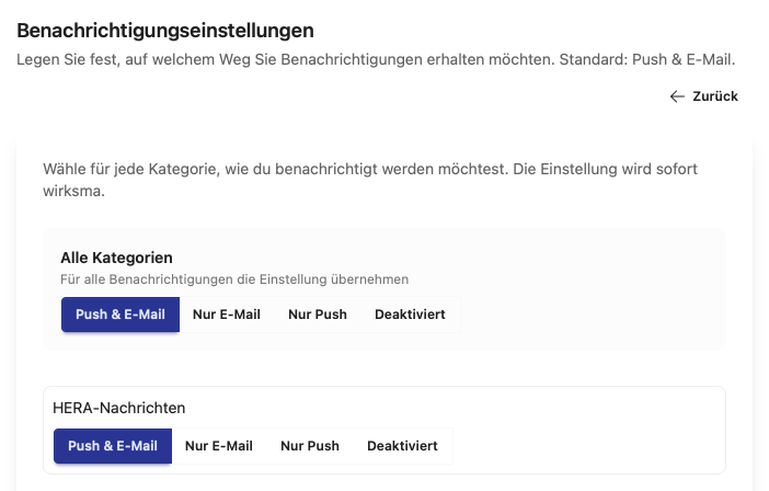 Einstellungen